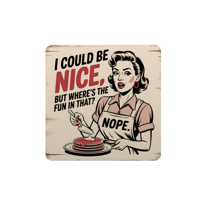 Retro Attitude Coasters  - 12 Designs