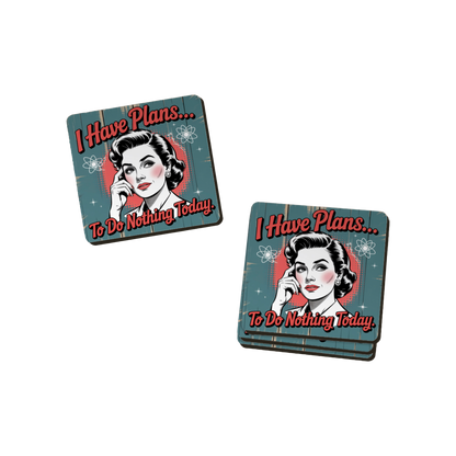 Retro Attitude Coasters  - 12 Designs