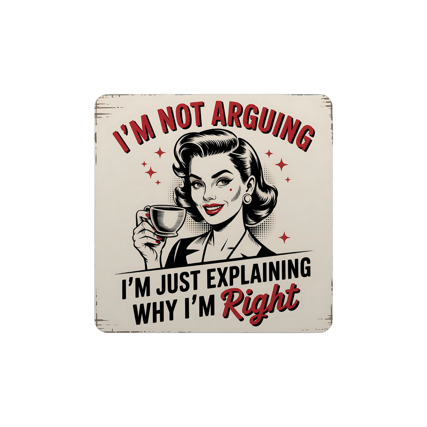 Retro Attitude Coasters  - 12 Designs
