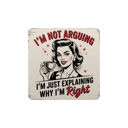 Retro Attitude Coasters  - 12 Designs