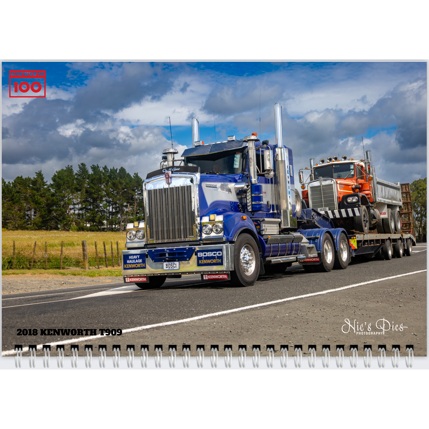 2025 K100 Truck Show Calendar - Premium