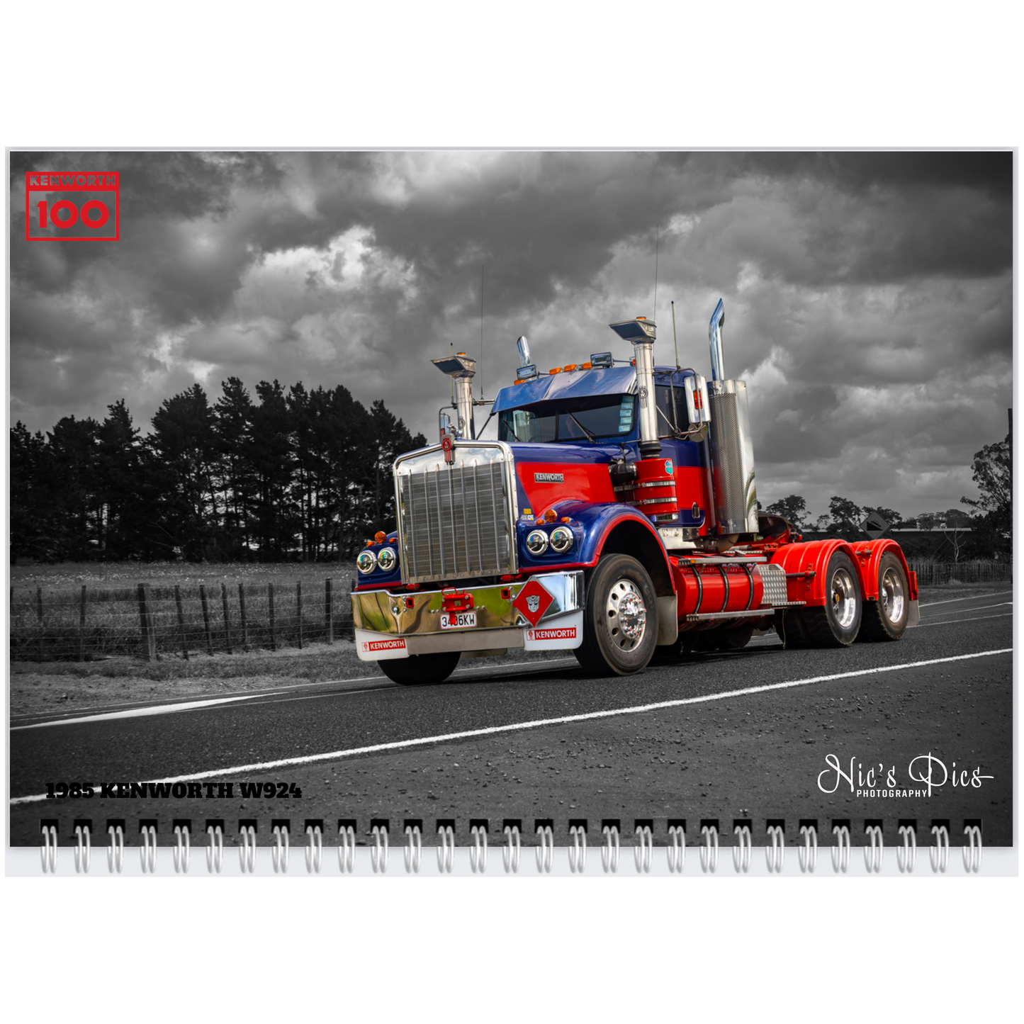 2025 K100 Truck Show Calendar - Premium