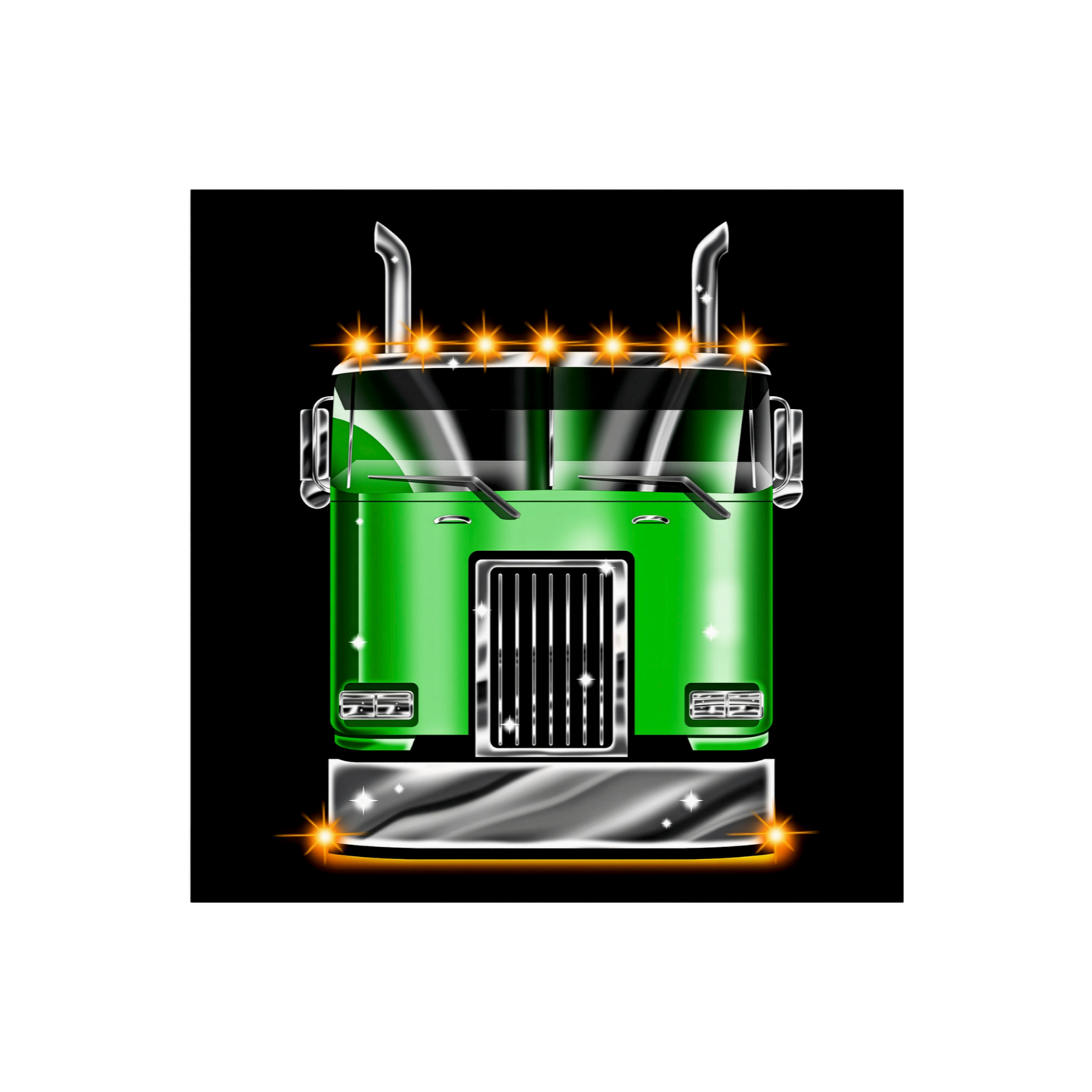 The Green Machine Bold Truck Poster - 3 Sizes