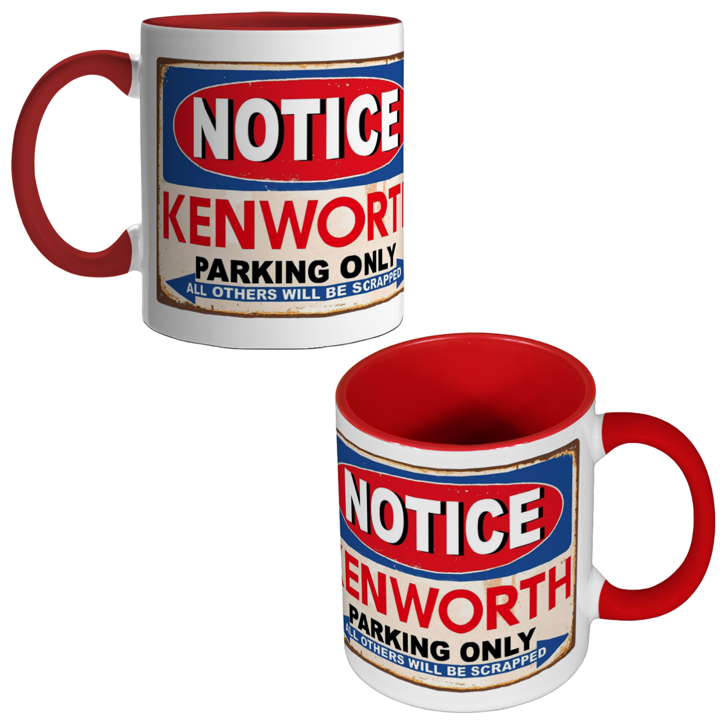 Kenworth Parking Only Mug