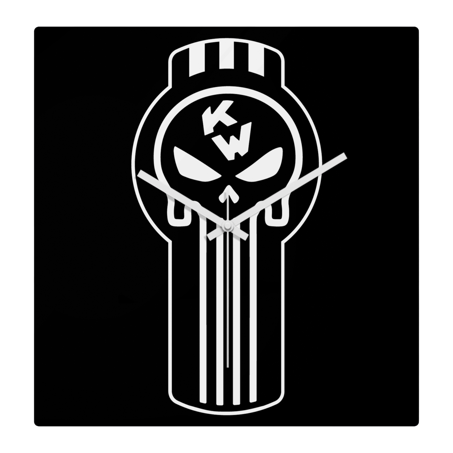 Kenworth Punisher Style Clock - Two Options Round or Square