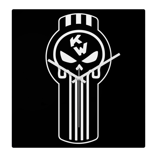 Kenworth Punisher Style Clock - Two Options Round or Square