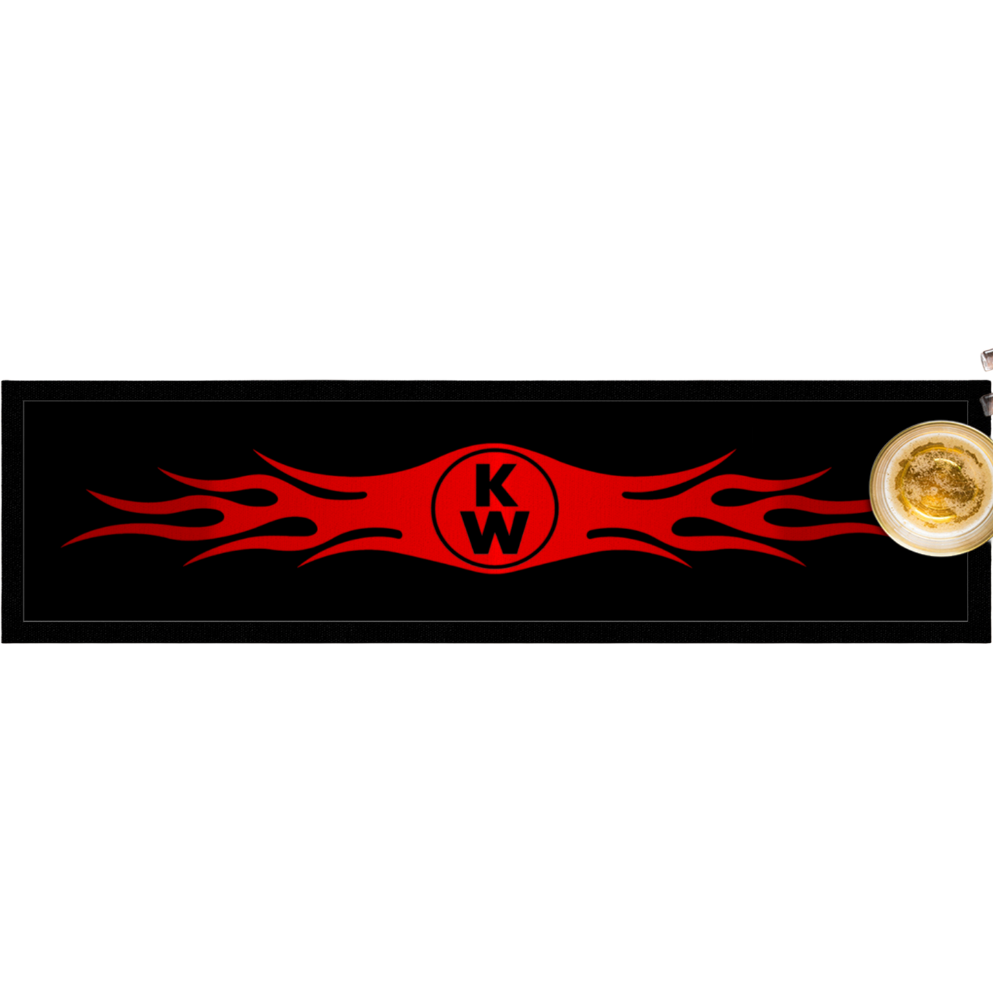 Kenworth Tattoo Style Long Bar Mat