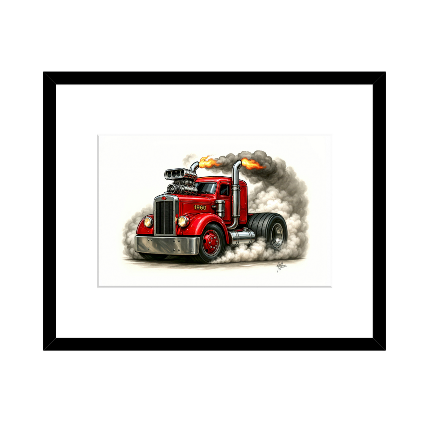 1960 Kenworth Burnout - 2 Size Options