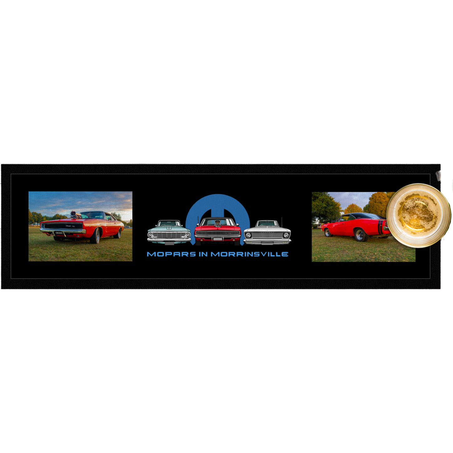Mopars In Morrinsville Custom Souvenir Bar Mat Long
