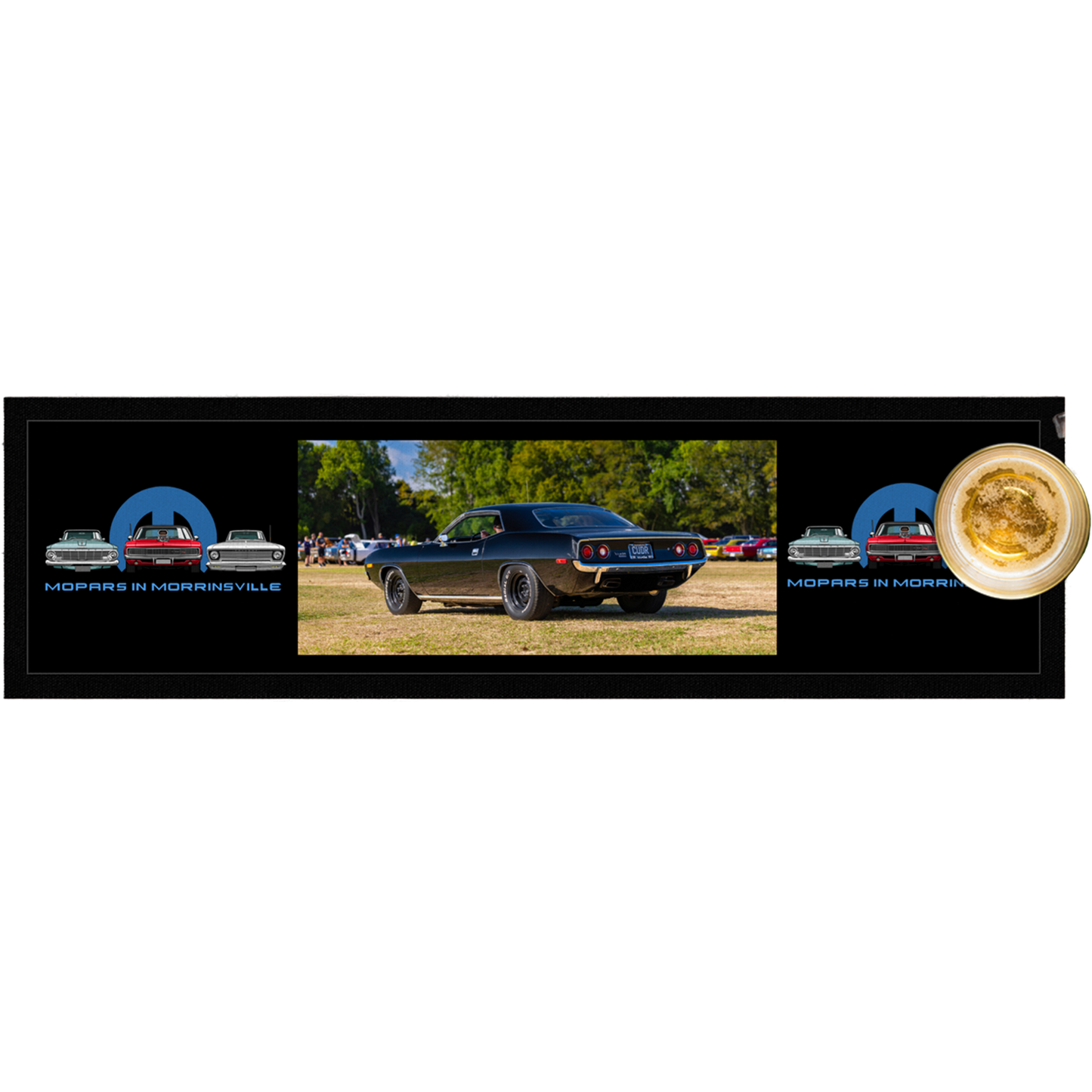 Mopars In Morrinsville Custom Souvenir Bar Mat Long