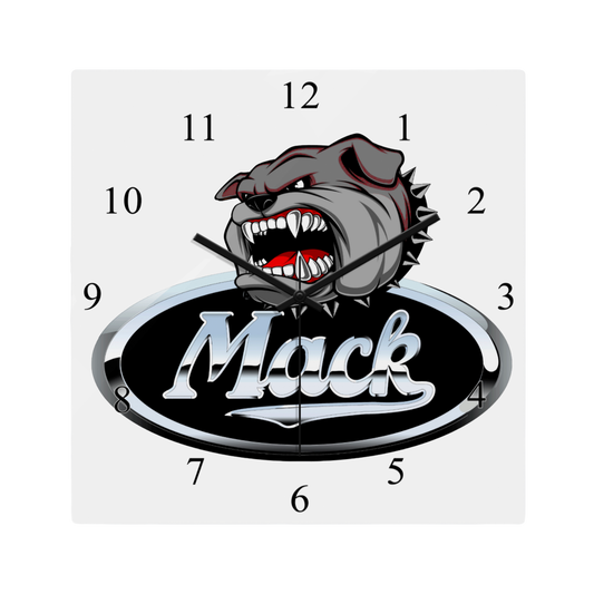Mack Metal Clock