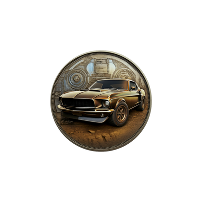 Rust & Metal Look Muscle & Classic Car Coasters  - 9 Designs