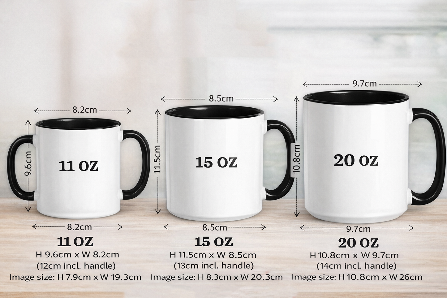 Standard Ceramic Mug's