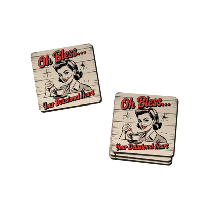 Retro Attitude Coasters  - 12 Designs