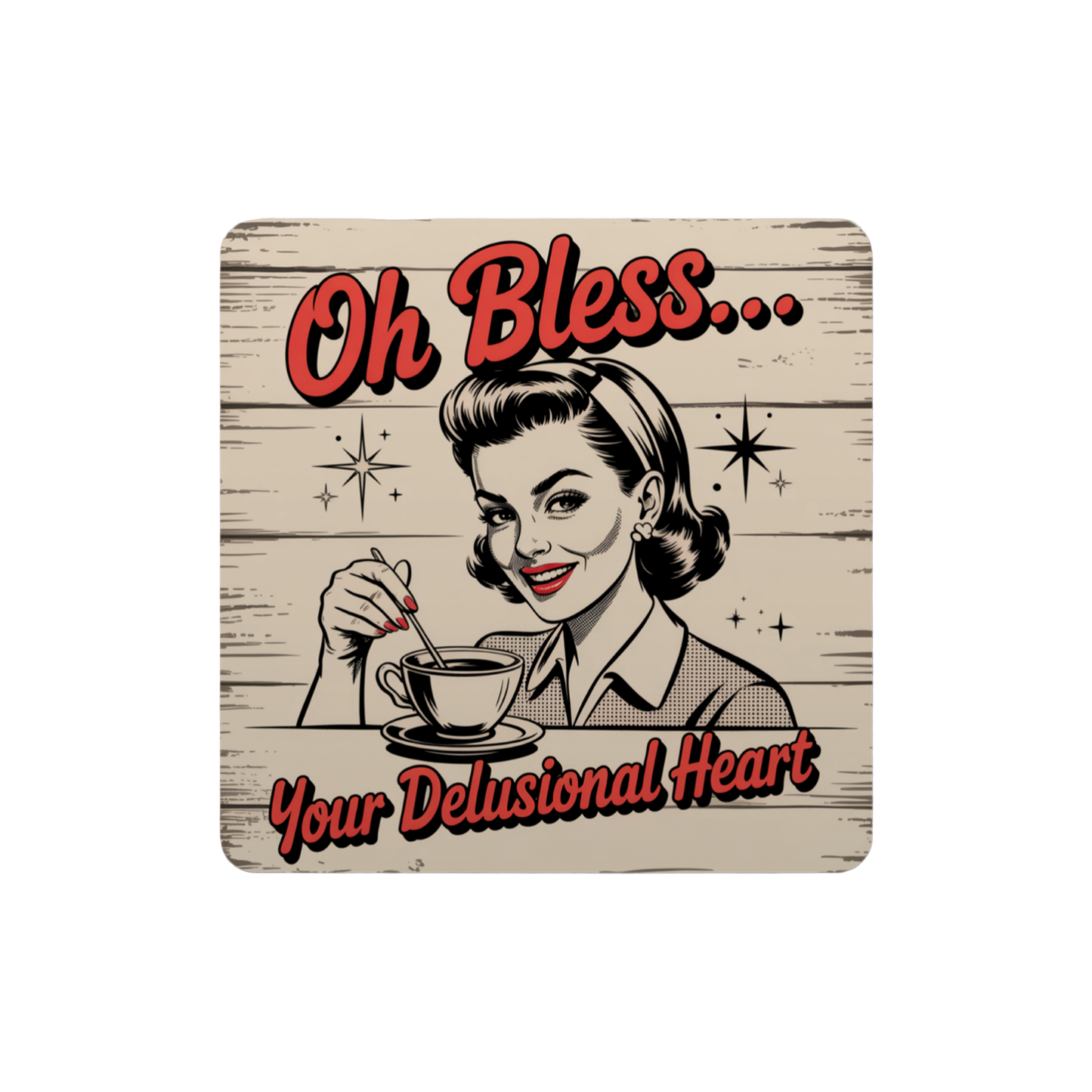 Retro Attitude Coasters  - 12 Designs