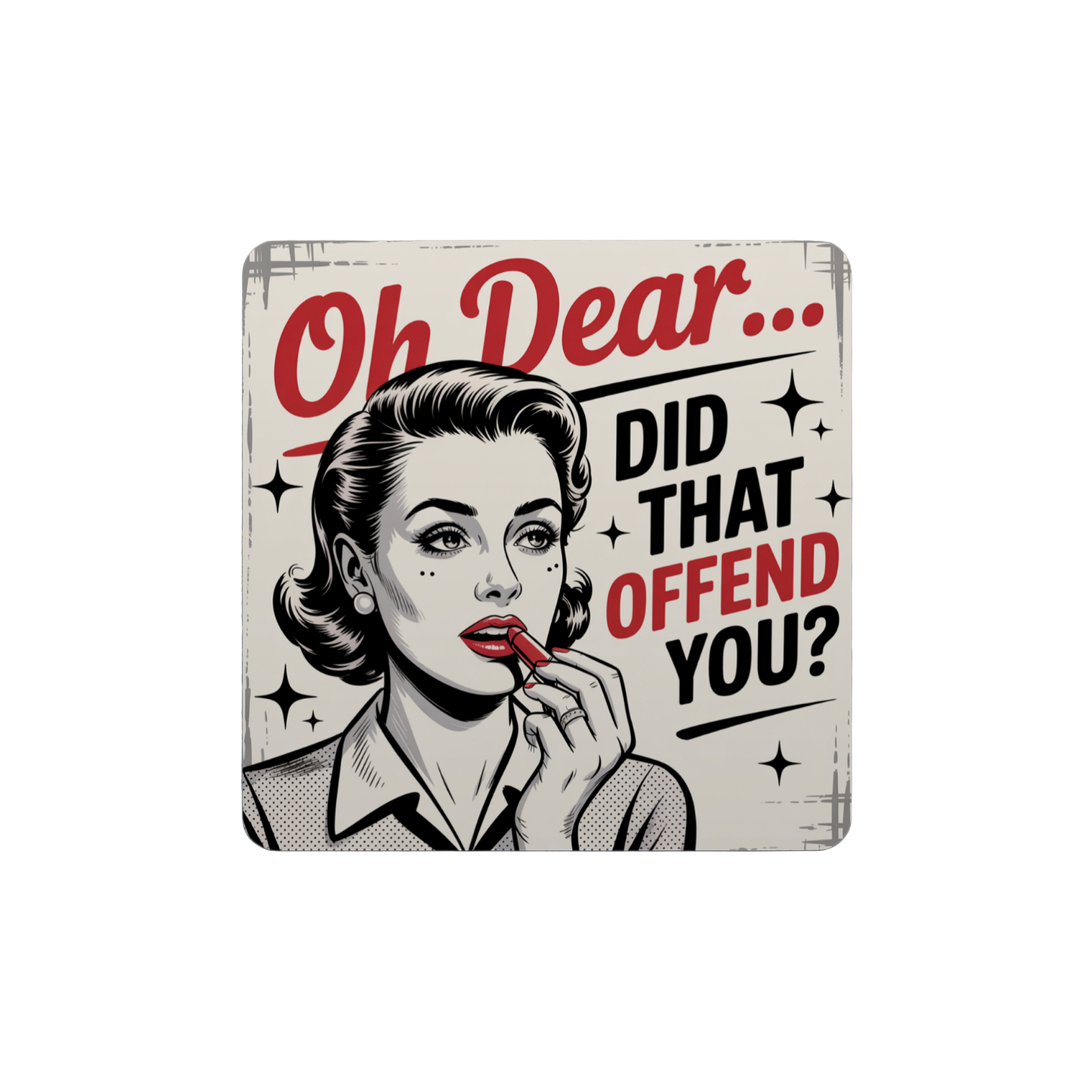 Retro Attitude Coasters  - 12 Designs