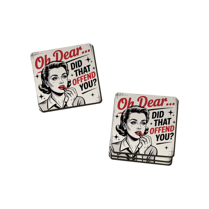 Retro Attitude Coasters  - 12 Designs