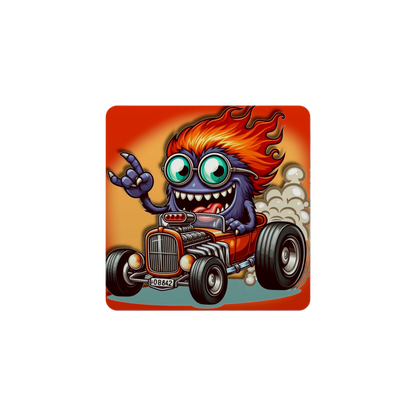 Hot Rod Cartoon Coasters - 6 Designs