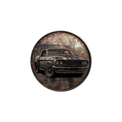 Rust & Metal Look Muscle & Classic Car Coasters  - 9 Designs