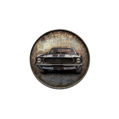 Rust & Metal Look Muscle & Classic Car Coasters  - 9 Designs