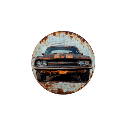 Rust & Metal Look Muscle & Classic Car Coasters  - 9 Designs