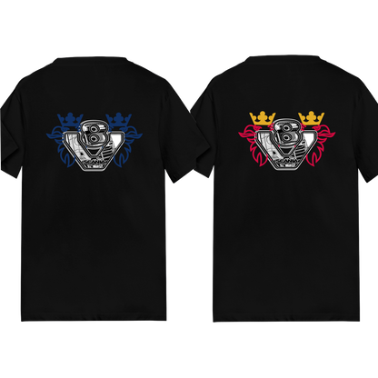 Scania V8 Power Tee - Blue/Yellow Red