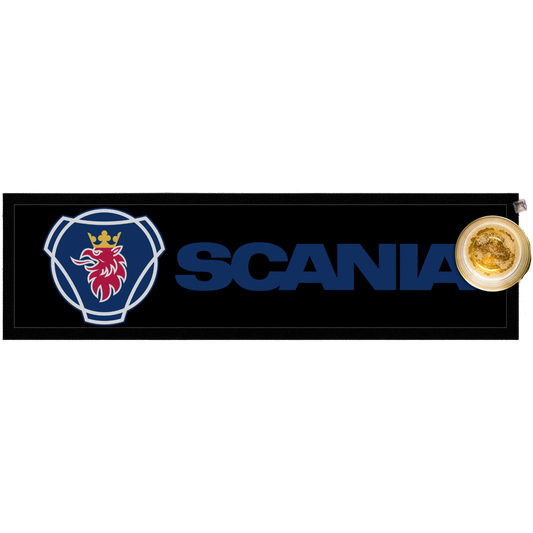 Scania Truck Long Bar Mat – 88 x 25cm Anti-Slip – 3 Colours