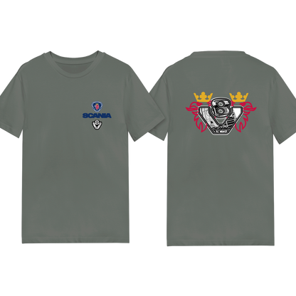 Scania V8 Power Tee - Blue/Yellow Red
