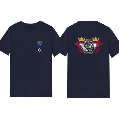 Scania V8 Power Tee - Blue/Yellow Red