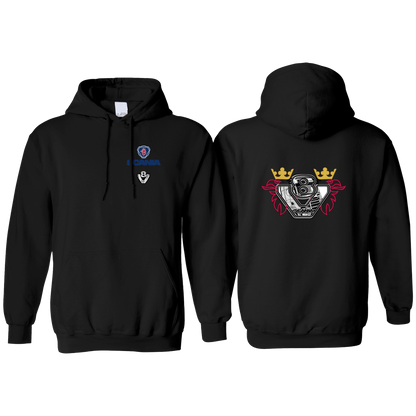 Scania V8 Hoodie - Blue/Yellow Red