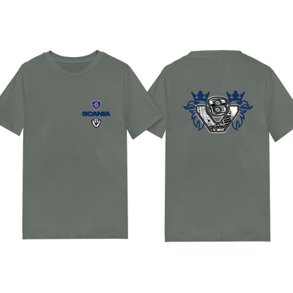 Scania V8 Power Tee - Blue/Yellow Red