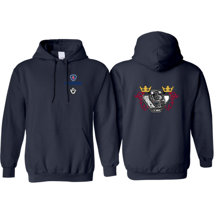 Scania V8 Hoodie - Blue/Yellow Red