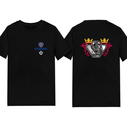 Scania V8 Power Tee - Blue/Yellow Red