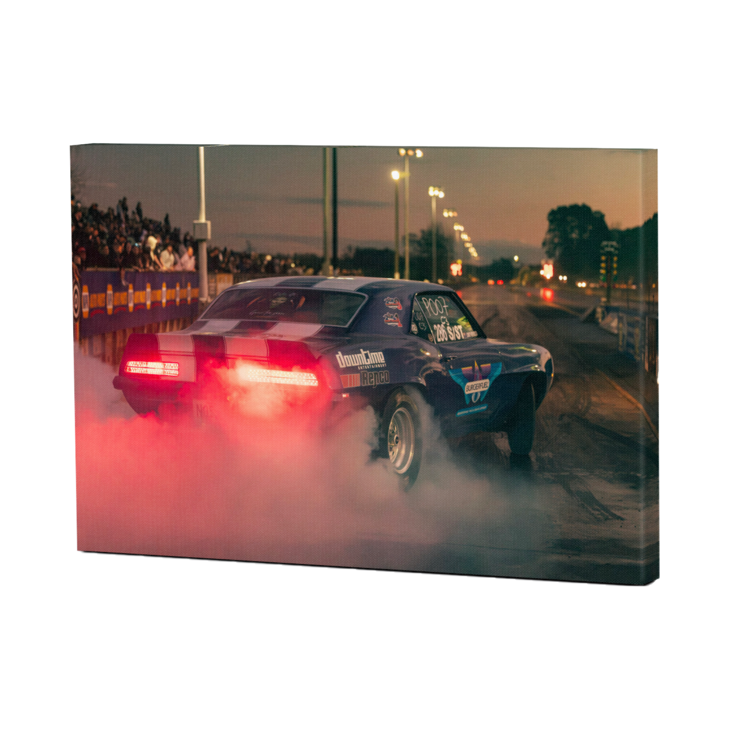 Chevrolet Camaro Drag Racing Wall Art Print - Canvas, Framed Print or Posters