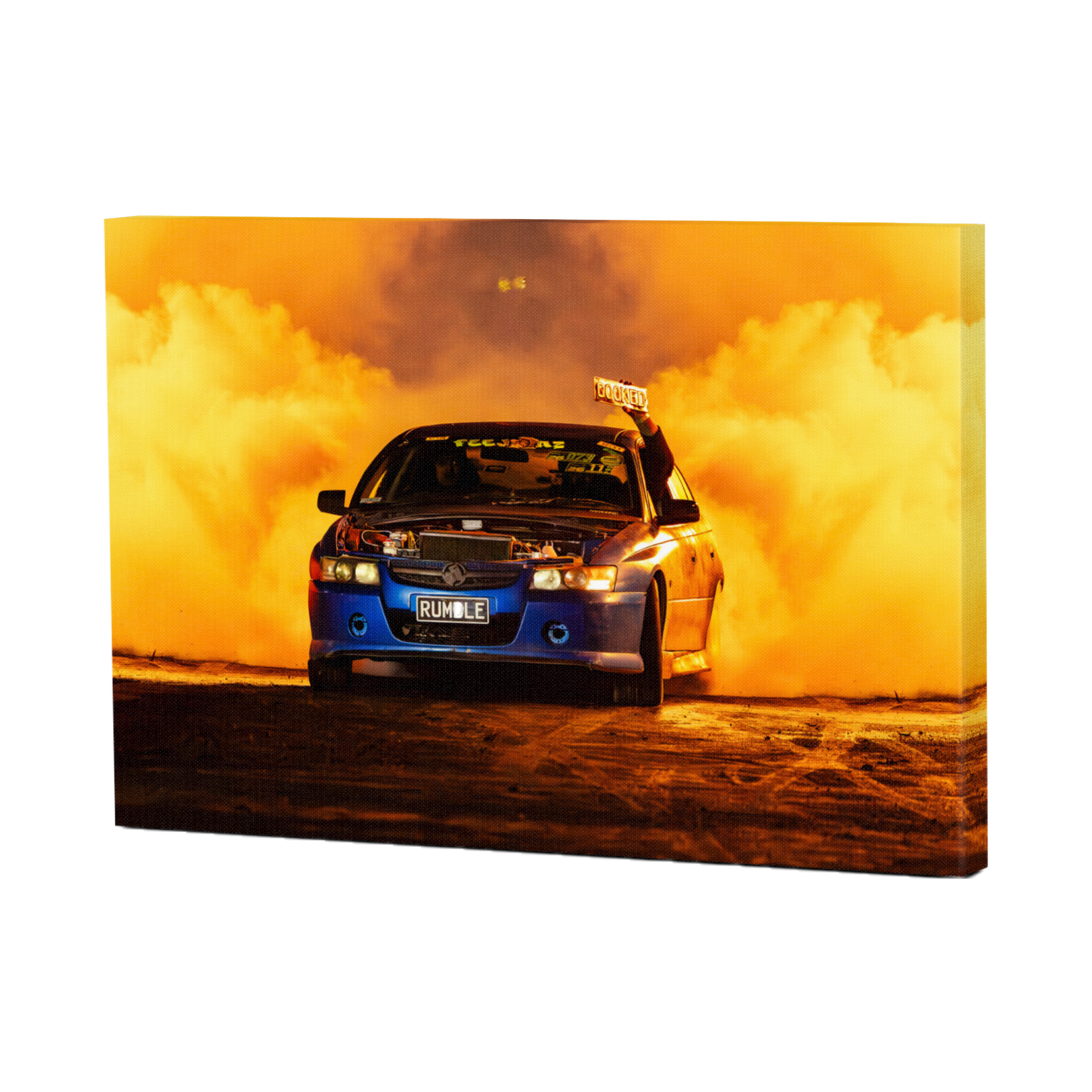 Holden Burnout Automotive Wall Art Print- Canvas, Framed Print or Posters
