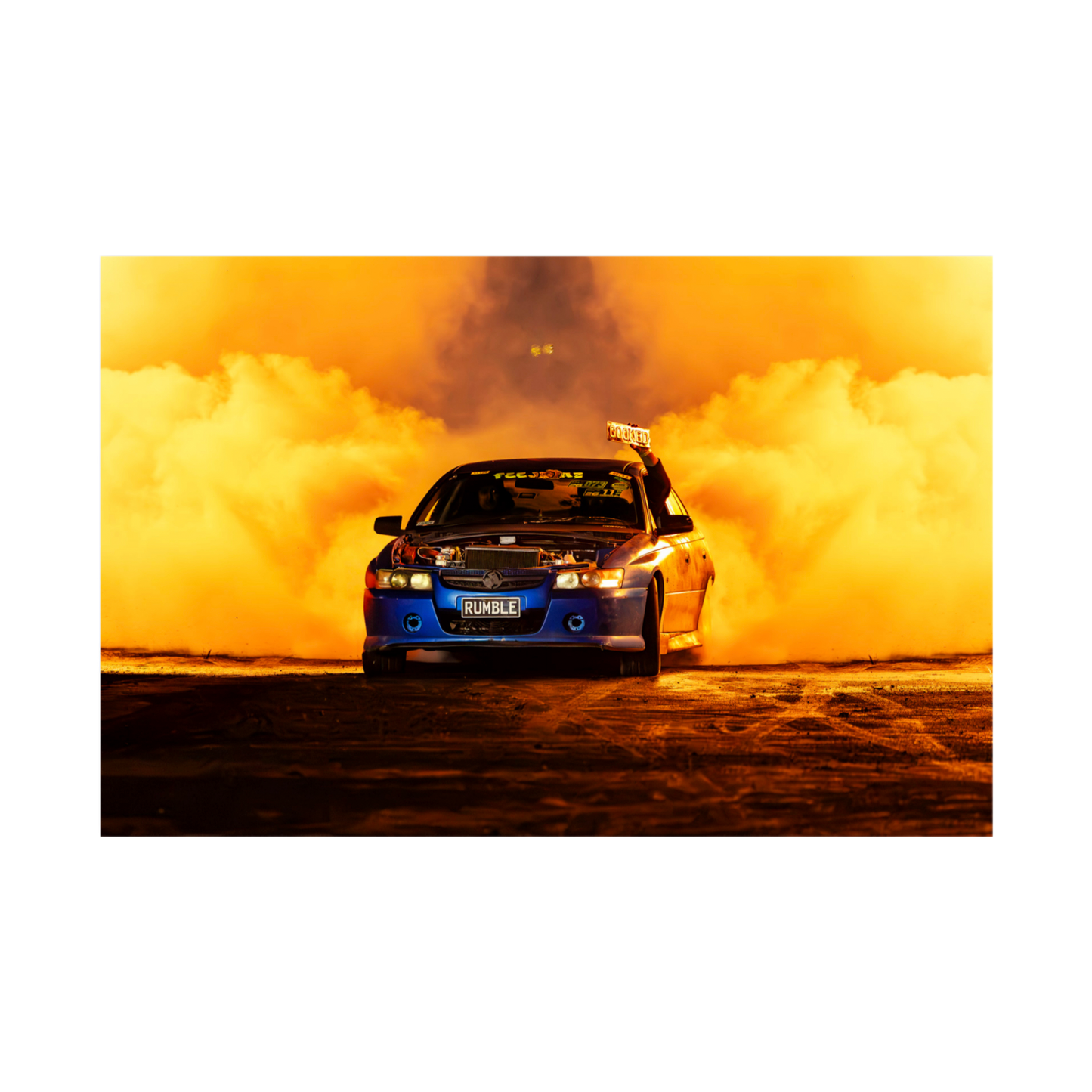 Holden Burnout Automotive Wall Art Print- Canvas, Framed Print or Posters