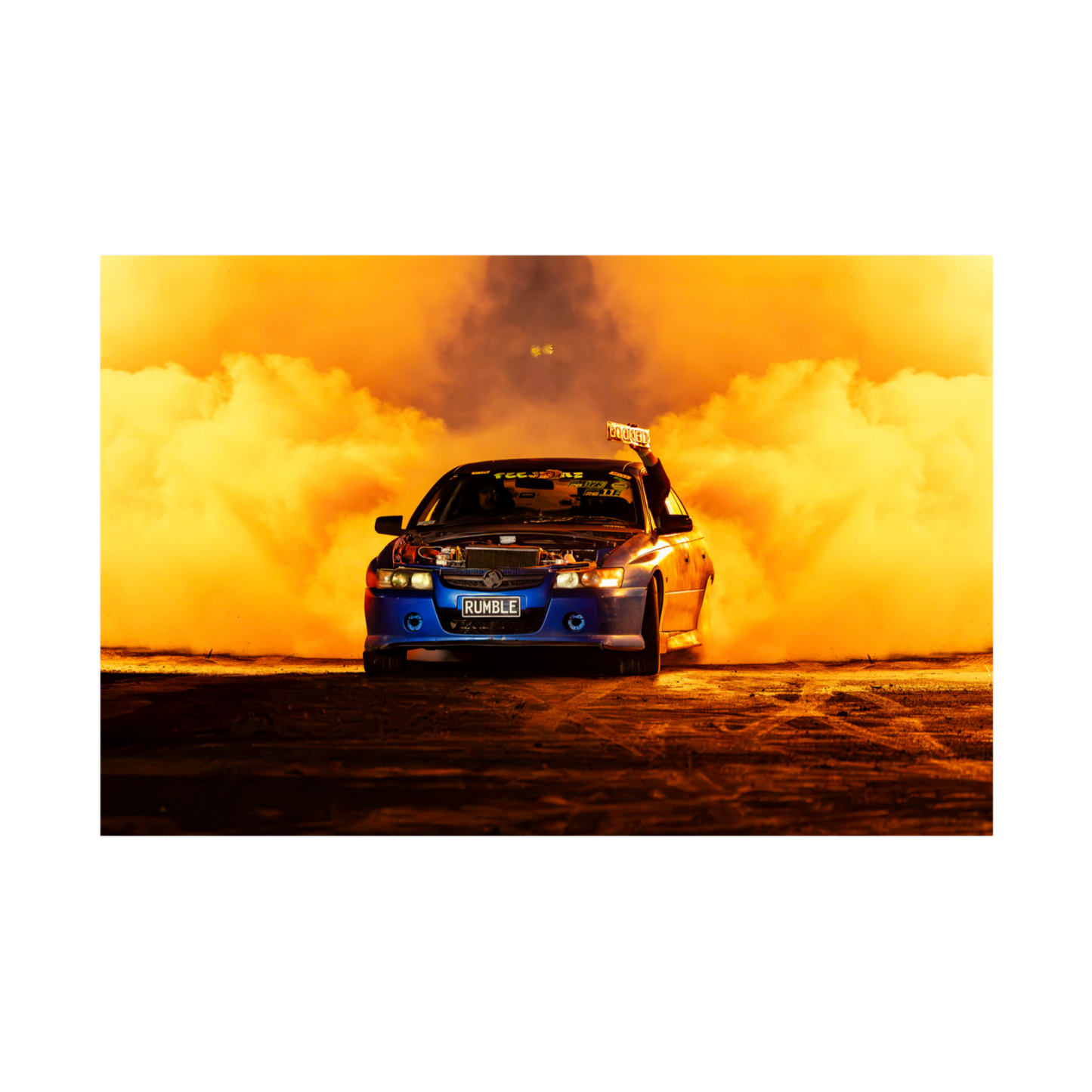 Holden Burnout Automotive Wall Art Print- Canvas, Framed Print or Posters