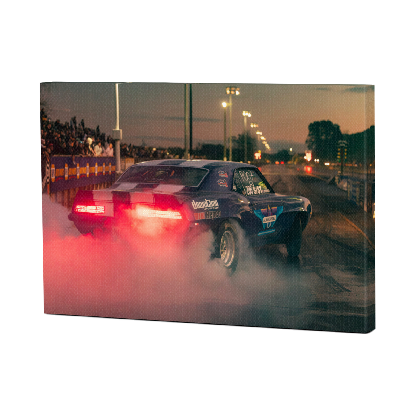 Chevrolet Camaro Drag Racing Wall Art Print - Canvas, Framed Print or Posters