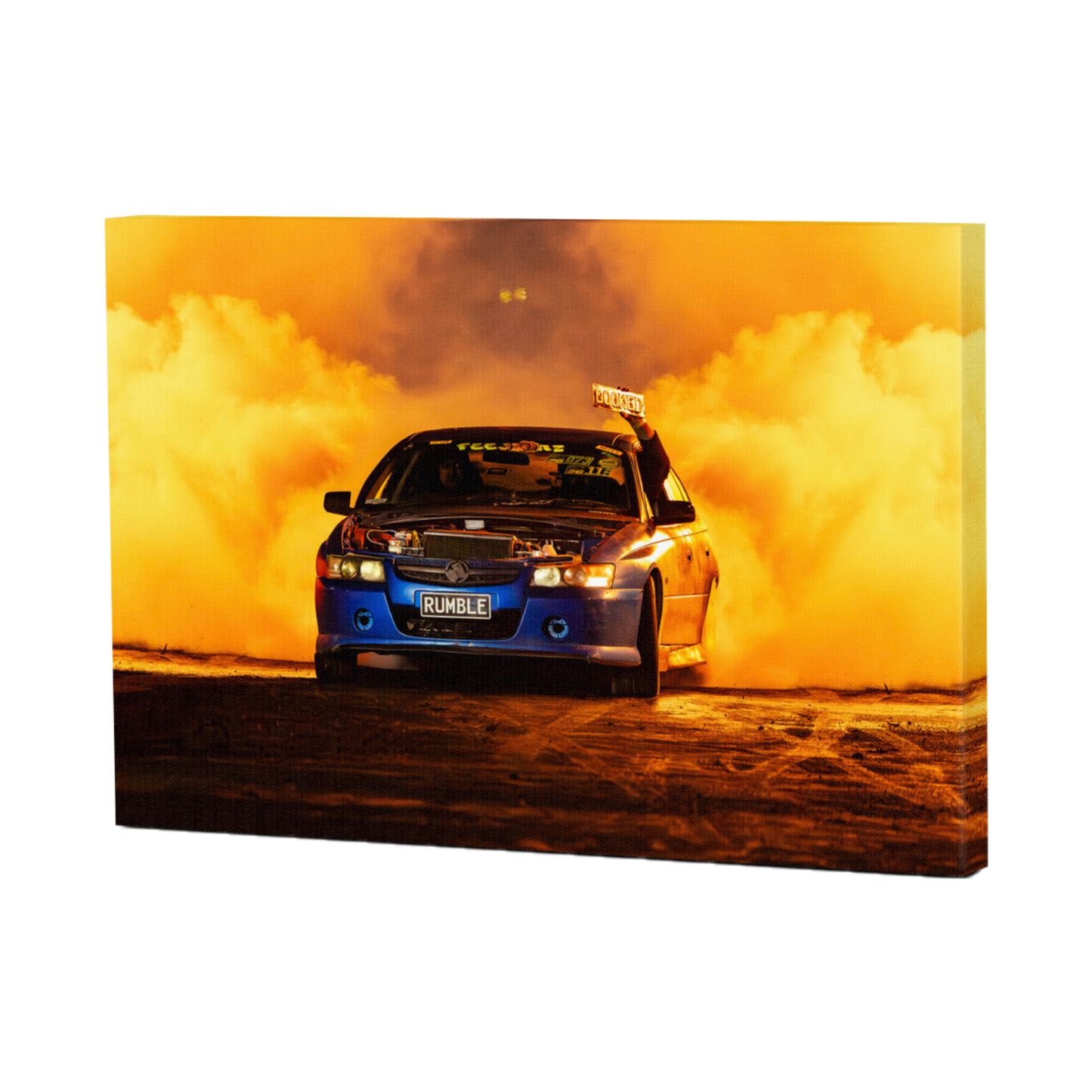 Holden Burnout Automotive Wall Art Print- Canvas, Framed Print or Posters
