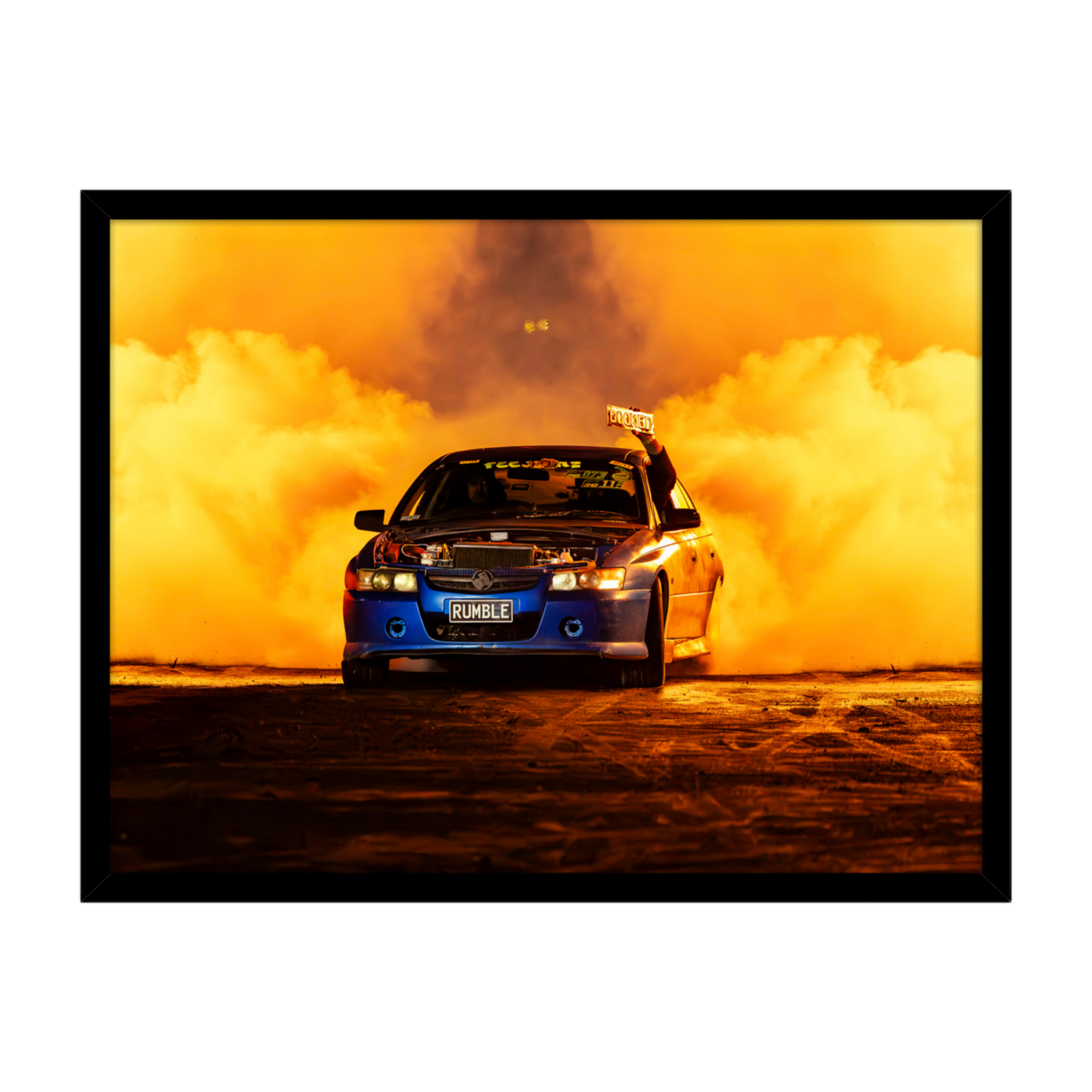 Holden Burnout Automotive Wall Art Print- Canvas, Framed Print or Posters