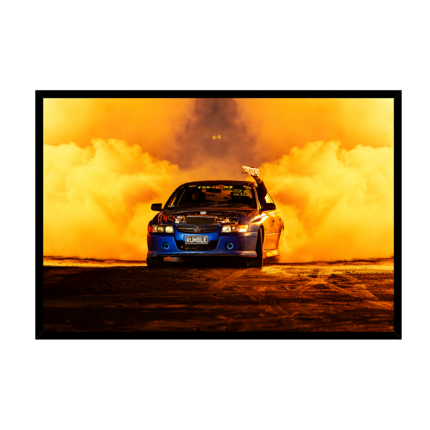 Holden Burnout Automotive Wall Art Print- Canvas, Framed Print or Posters