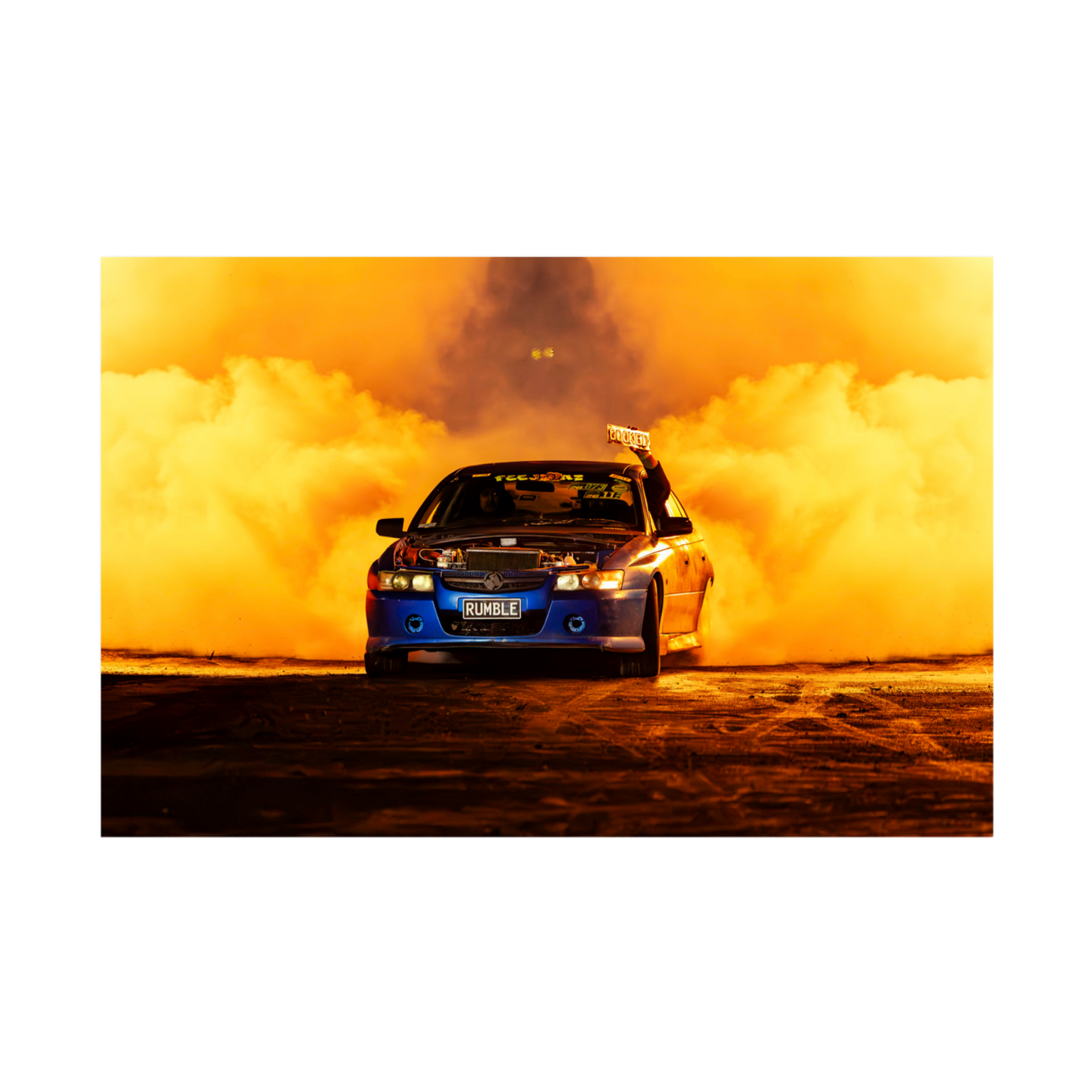 Holden Burnout Automotive Wall Art Print- Canvas, Framed Print or Posters