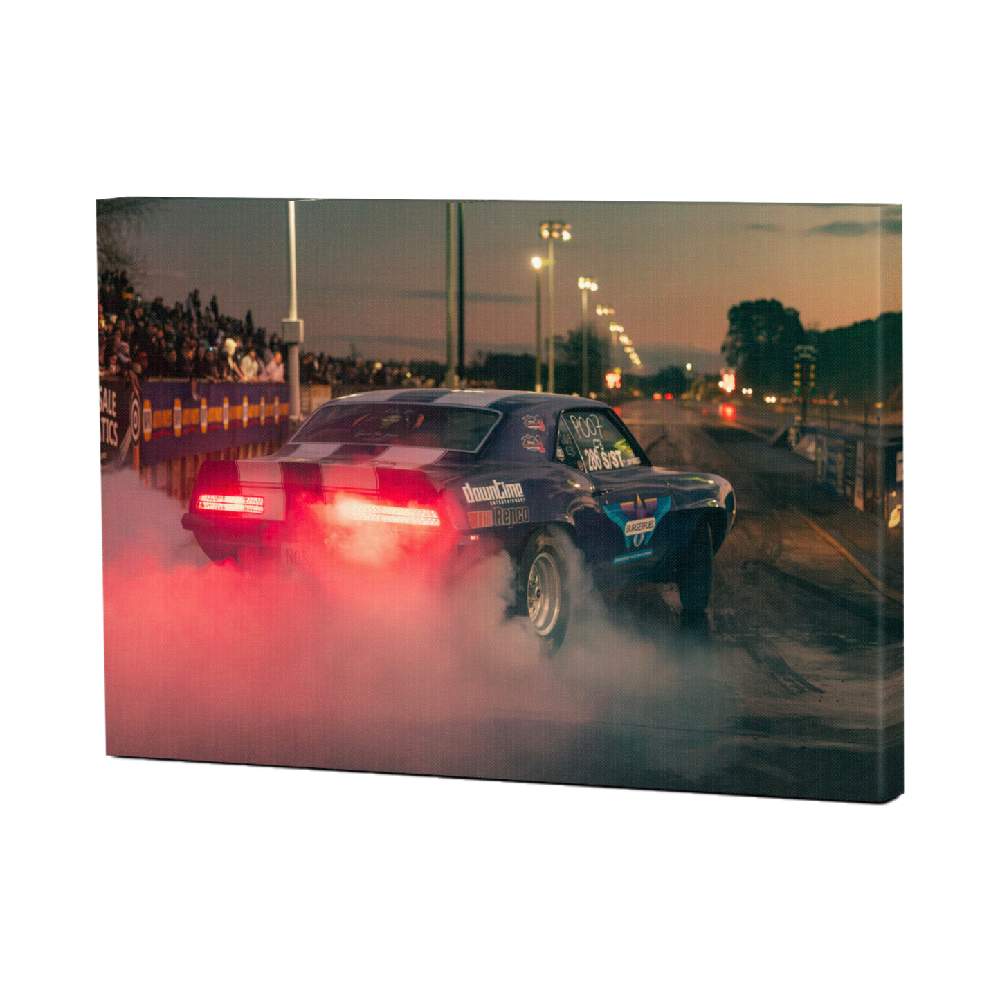 Chevrolet Camaro Drag Racing Wall Art Print - Canvas, Framed Print or Posters