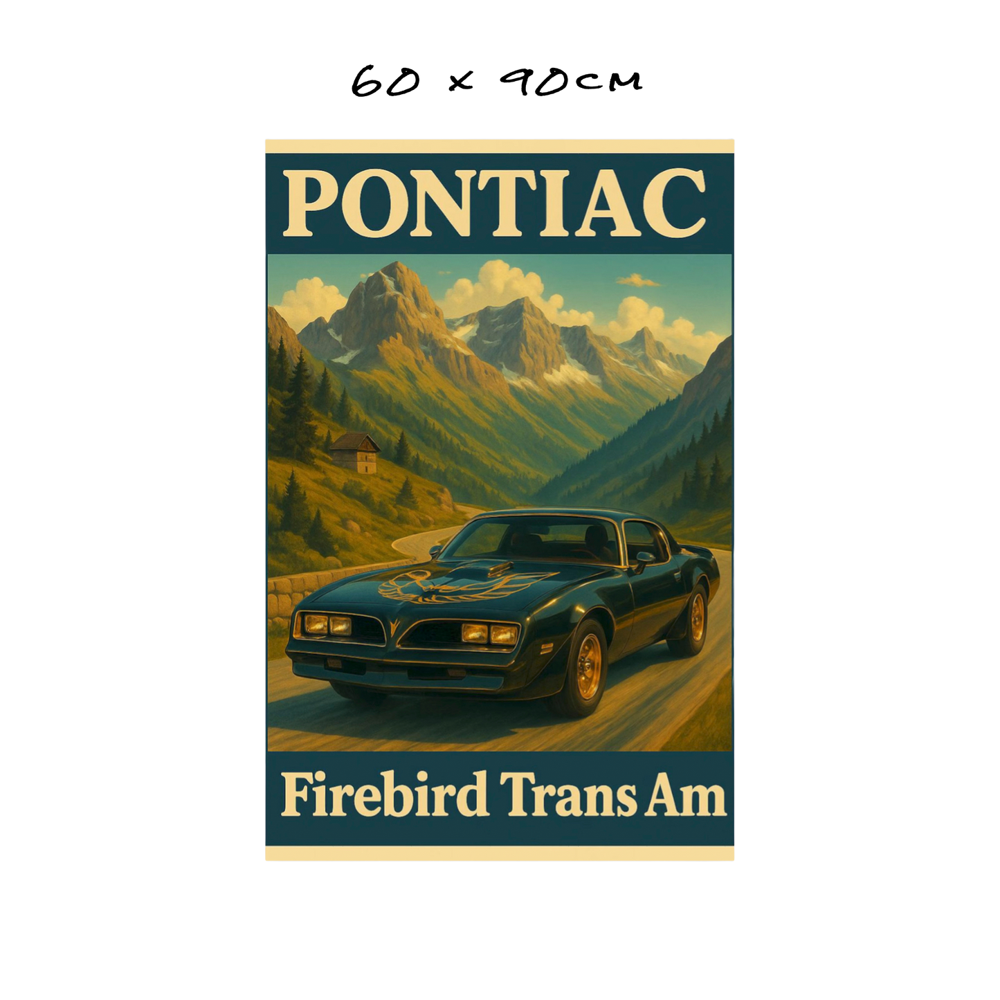 Vintage Firebird Transam - 3 Sizes