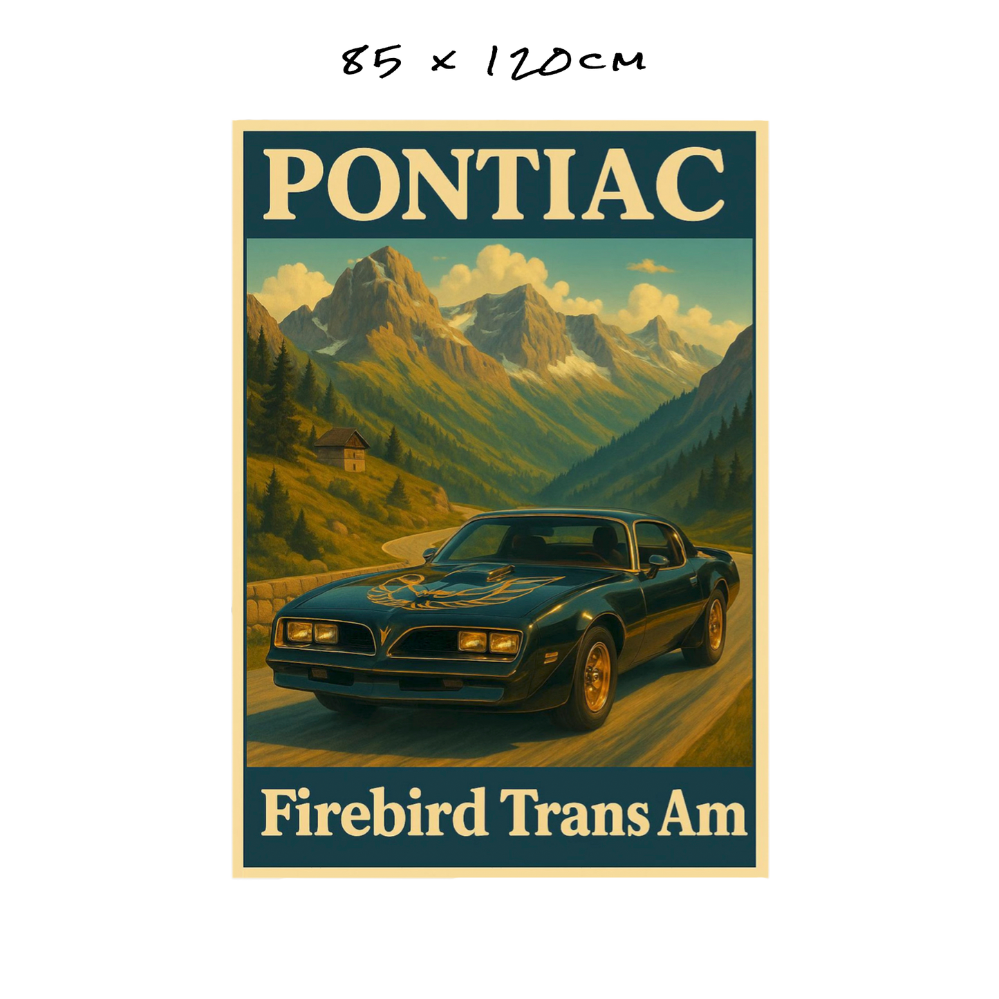 Vintage Firebird Transam - 3 Sizes