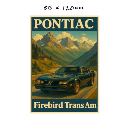 Vintage Firebird Transam - 3 Sizes