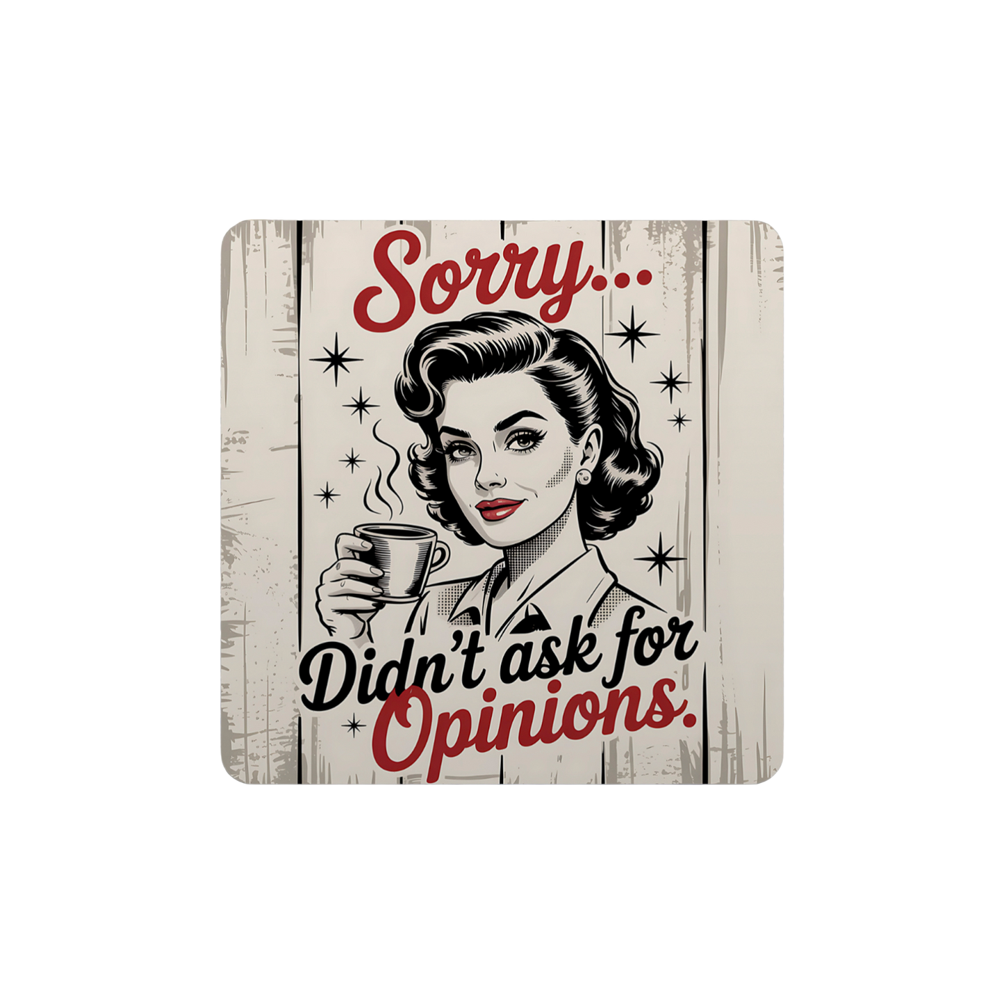 Retro Attitude Coasters  - 12 Designs