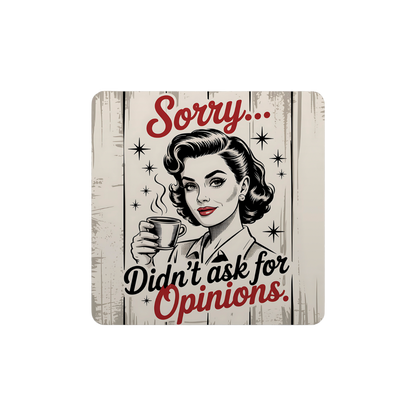 Retro Attitude Coasters  - 12 Designs