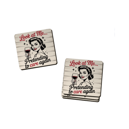 Retro Attitude Coasters  - 12 Designs