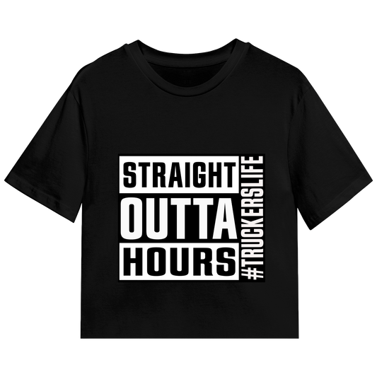 Straight Outta Hours Tee #Truckerslife